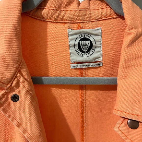 URBAN OUTFITTERS orange light jacket, L - Picture 2 of 3